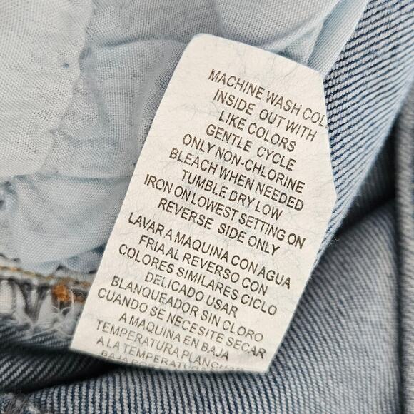 Wit & Wisdom 12P Ankle Length Frayed Hem Jeans Mid Rise Medium Wash Fading - Picture 12 of 13